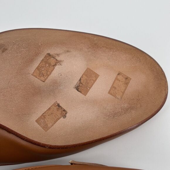 Ralph Lauren Collection Women 9 Loafers Purple Label Horsebit Saddle Brown EUC - Picture 14 of 16